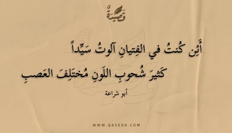 قصيدة أئن كنت في الفتيان آلوت سيدا