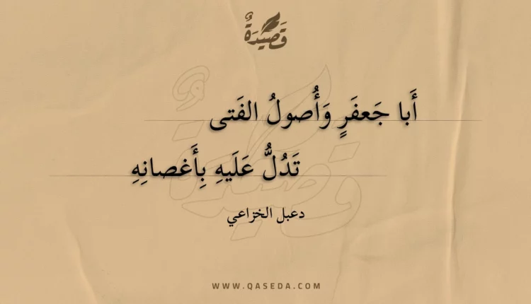 قصيدة أبا جعفر وأصول الفتى