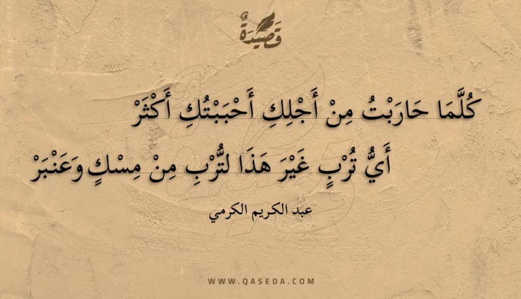قصيدة أحببتك أكثر
