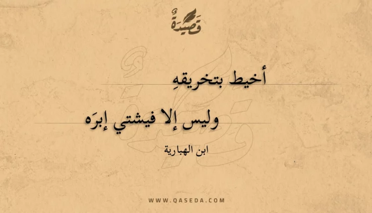قصيدة أخيط بتخريقه