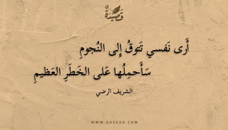 قصيدة أرى نفسي تتوق إلى النجوم