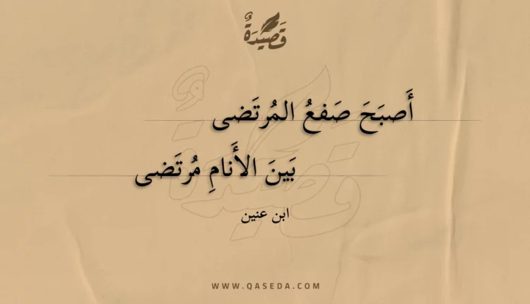 قصيدة أصبح صفع المرتضى