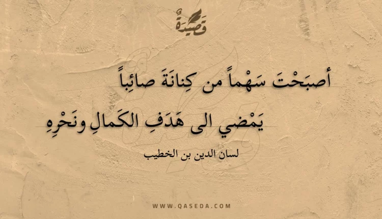 قصيدة أصبحت سهما من كنانة صائبا