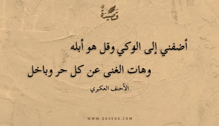 قصيدة أضفني إلى النوكي وقل هو أبله