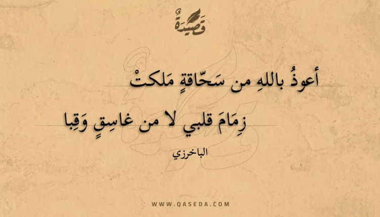 قصيدة أعوذ بالله من سحاقة ملكت