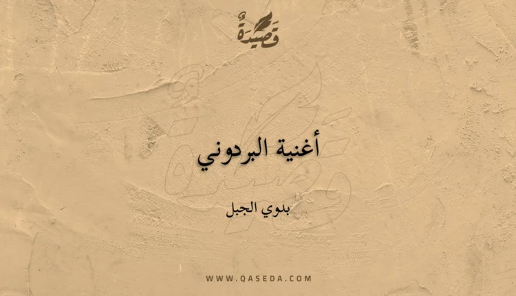 قصيدة أغنية البردوني