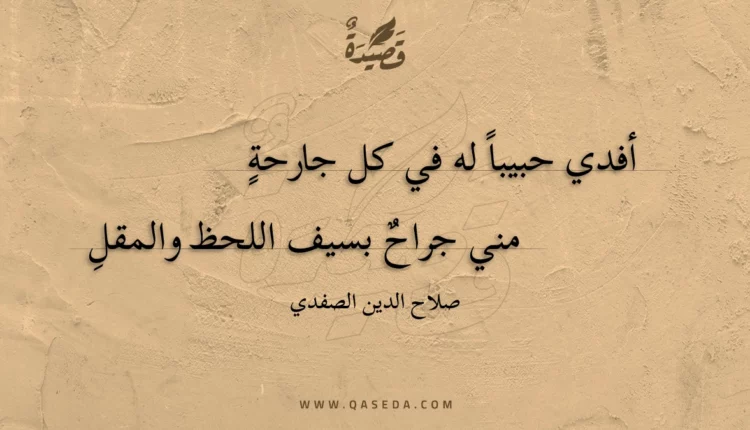 قصيدة أفدي حبيبا له في كل جارحة