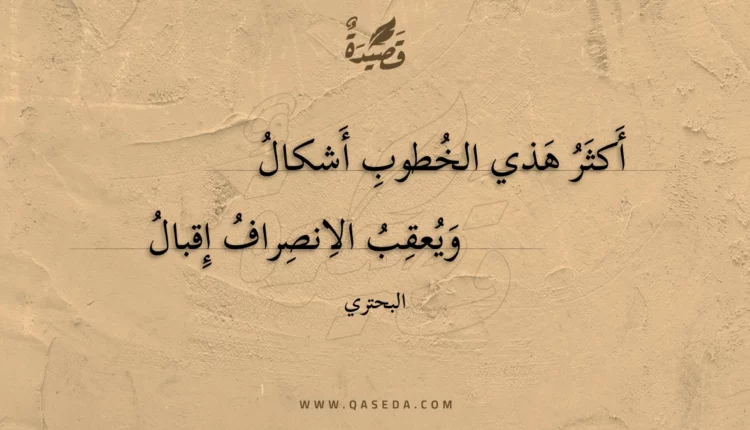 قصيدة أكثر هذي الخطوب أشكال