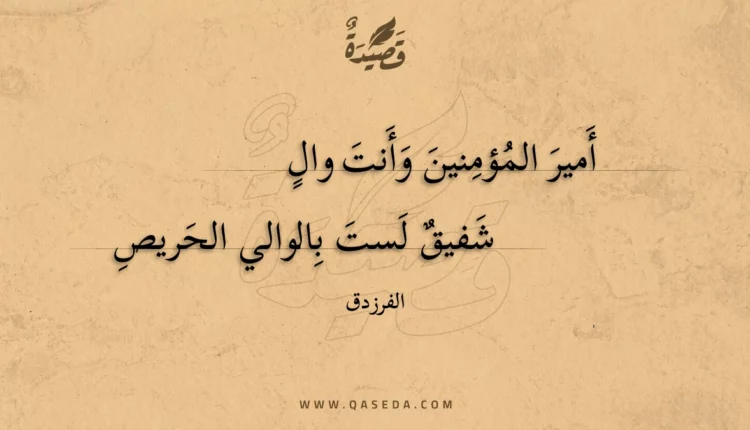 قصيدة أمير المؤمنين وأنت