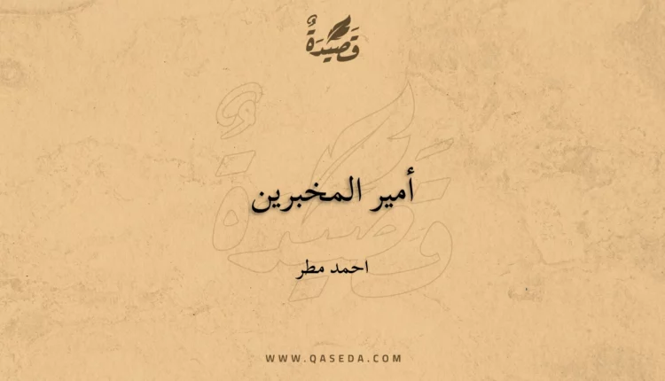 قصيدة أمير المخبرين