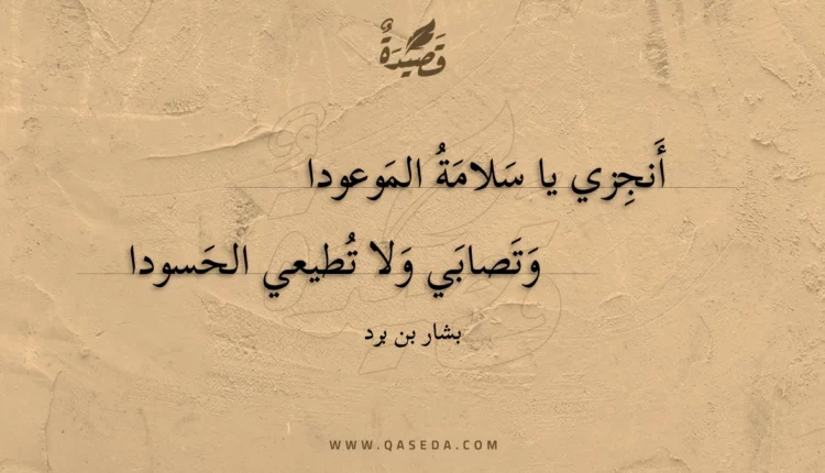 قصيدة أنجزي يا سلامة الموعودا