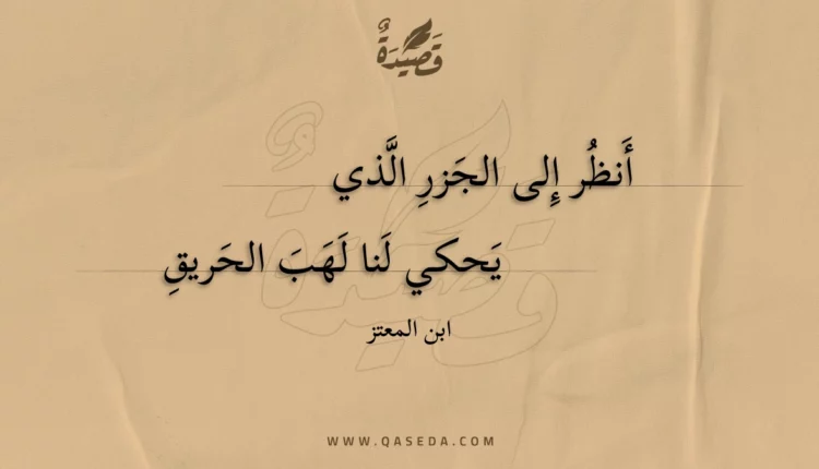 قصيدة أنظر إلى الجزر الذي