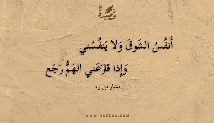 قصيدة أنفس الشوق ولا ينفسني