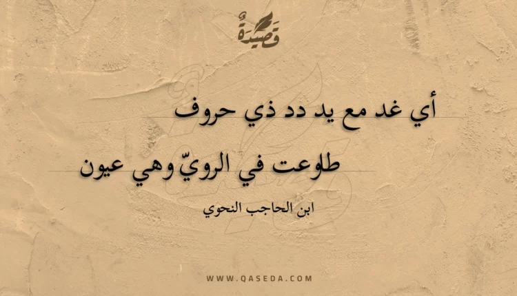 قصيدة أي غد مع يد دد ذي حروف