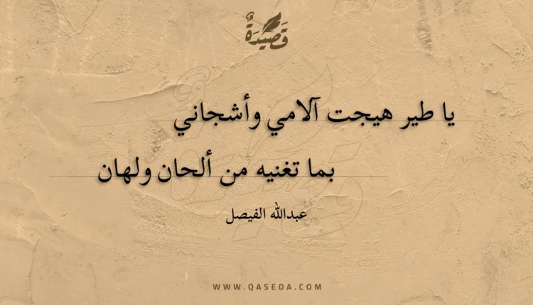 قصيدة أين مني