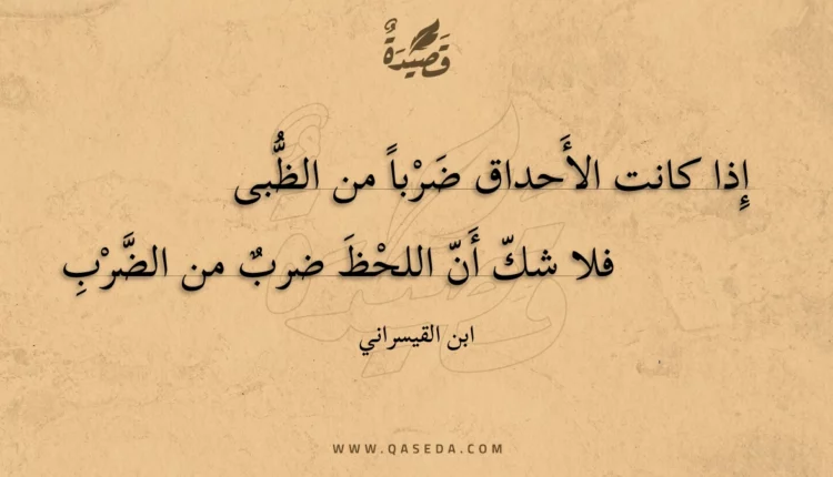 قصيدة إذا كانت الأحداق ضربا من الظبى