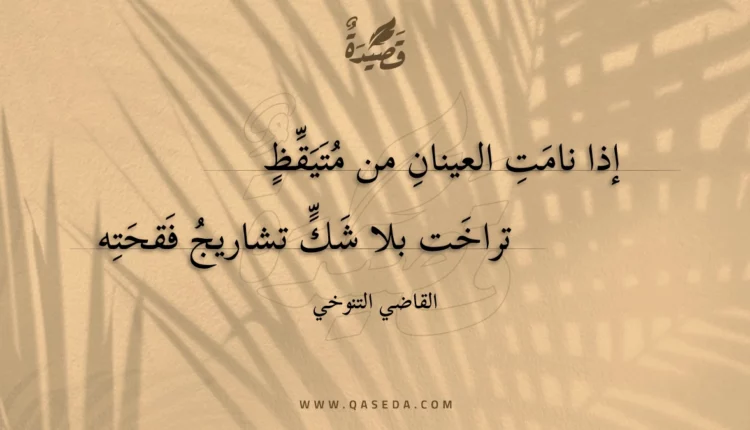 قصيدة إذا نامت العينان من متيقظ