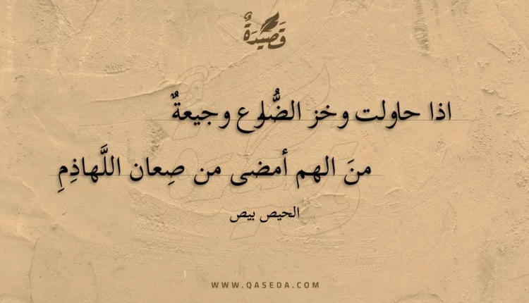 قصيدة اذا حاولت وخز الضلوع وجيعة