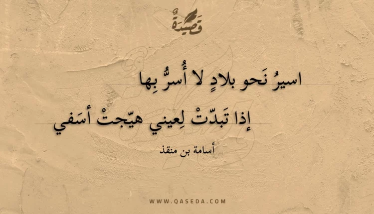 قصيدة اسير نحو بلاد لا أسر بها