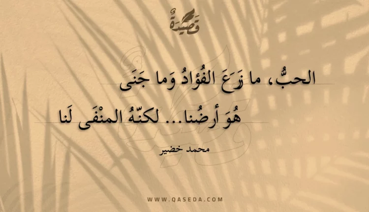 قصيدة الحب