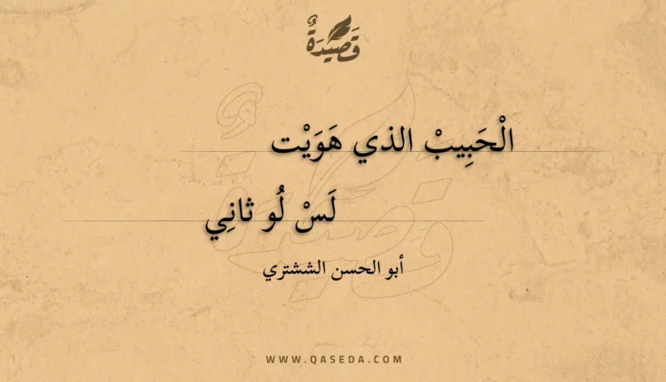 قصيدة الحبيب الذي هويت