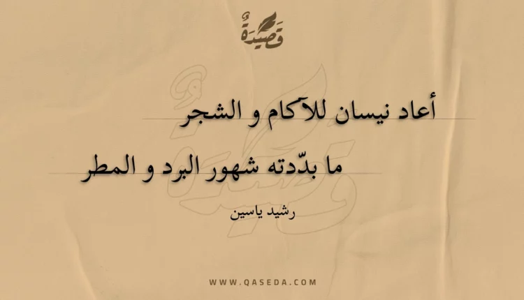 قصيدة الربيع العائد