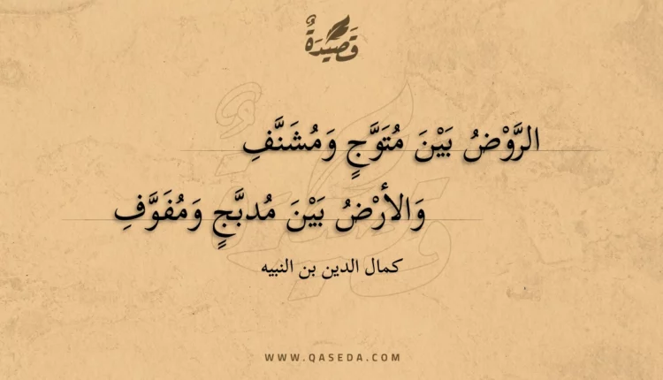 قصيدة الروض بين متوج ومشنف