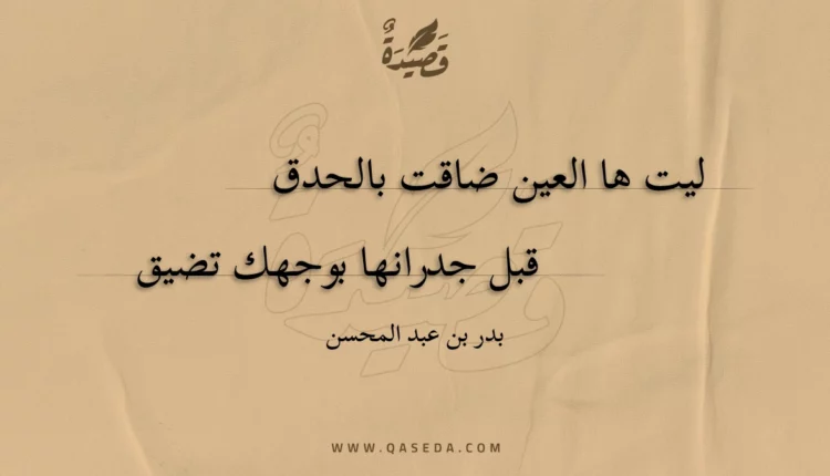 قصيدة الغراب اللي نعق