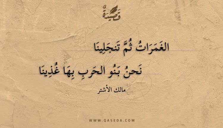 قصيدة الغمرات ثم تنجلينا