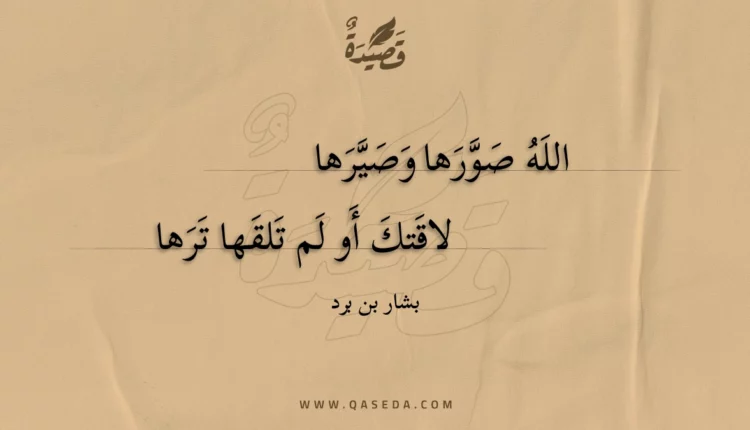 قصيدة الله صورها وصيرها