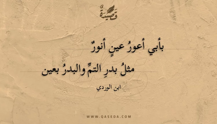 قصيدة بأبي أعور عين أنور