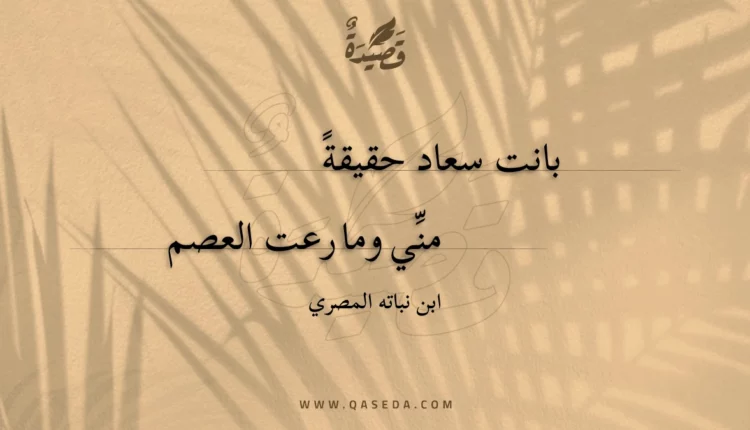 قصيدة بانت سعاد حقيقة