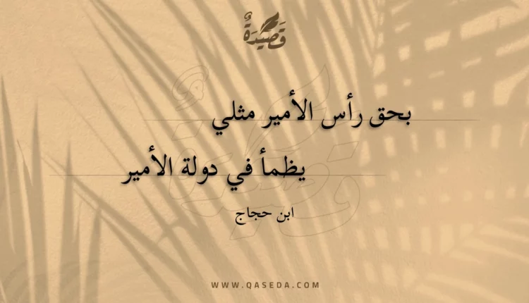 قصيدة بحق رأس الأمير مثلي