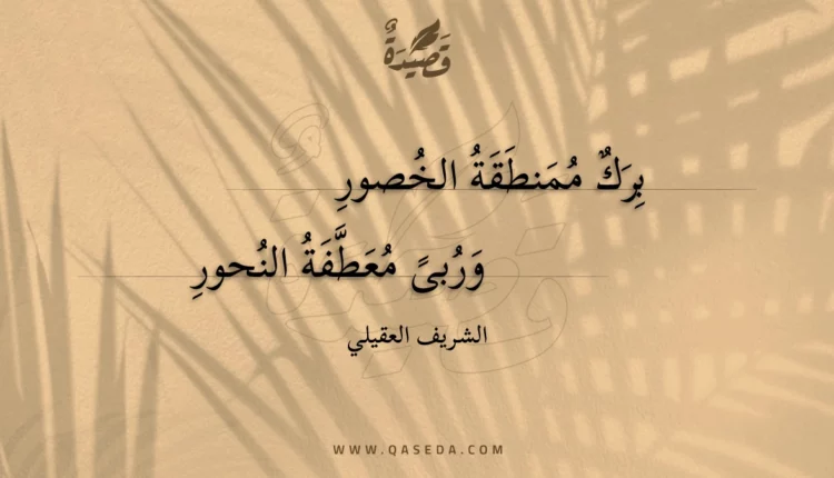 قصيدة برك ممنطقة الخصور
