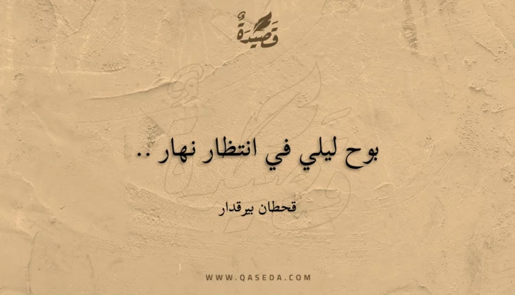 قصيدة بوح ليلي في انتظار نهار ..