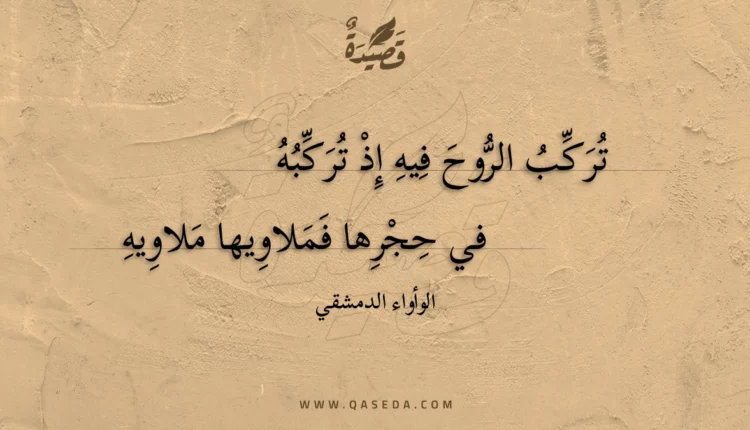 قصيدة تركب الروح فيه إذ تركبه