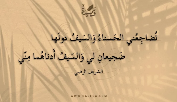 قصيدة تضاجعني الحسناء والسيف دونها