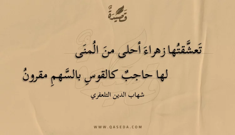 قصيدة تعشقتها زهراء أحلى من المنى