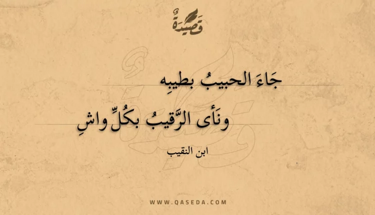 قصيدة جاء الحبيب بطيبه