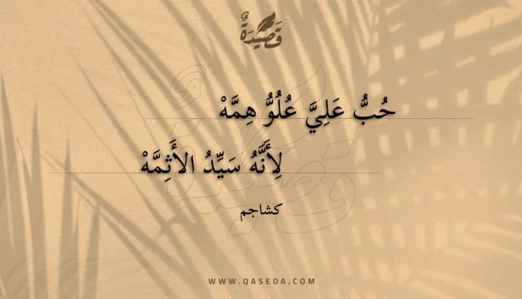 قصيدة حب علي علو همه
