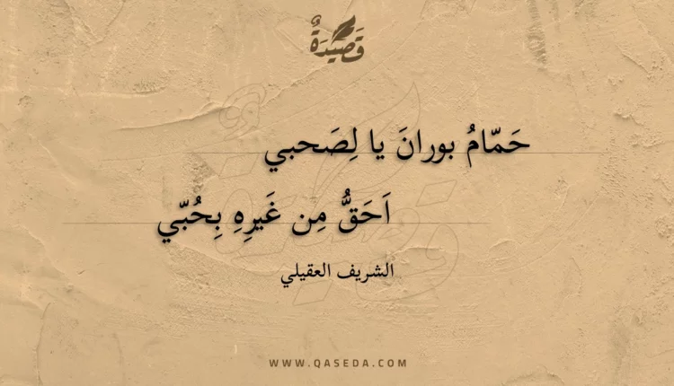 قصيدة حمام بوران يا لصحبي