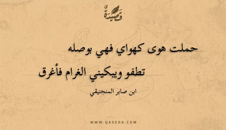 قصيدة حملت هوى كهواي فهي بوصله