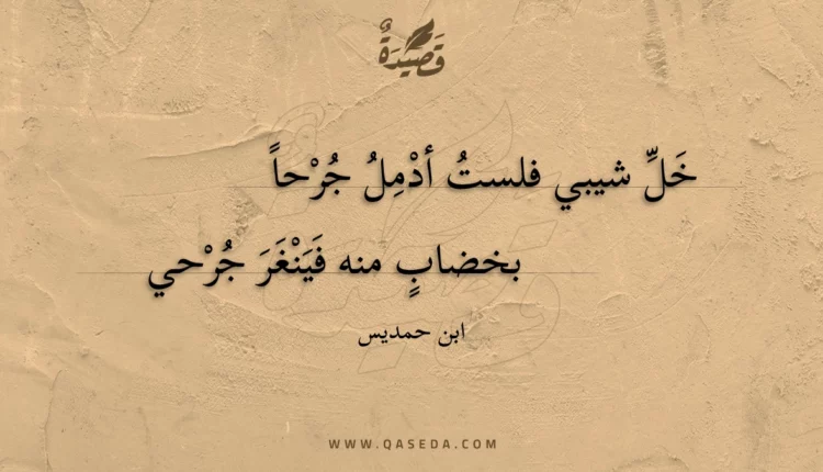 قصيدة خل شيبي فلست أدمل جرحا