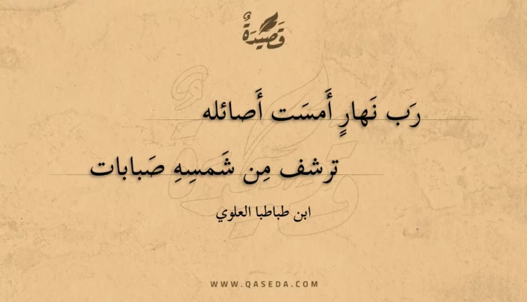 قصيدة رب نهار أمست أصائله