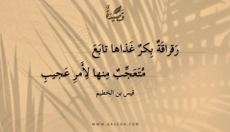 قصيدة رقراقة بكر غذاها تابع