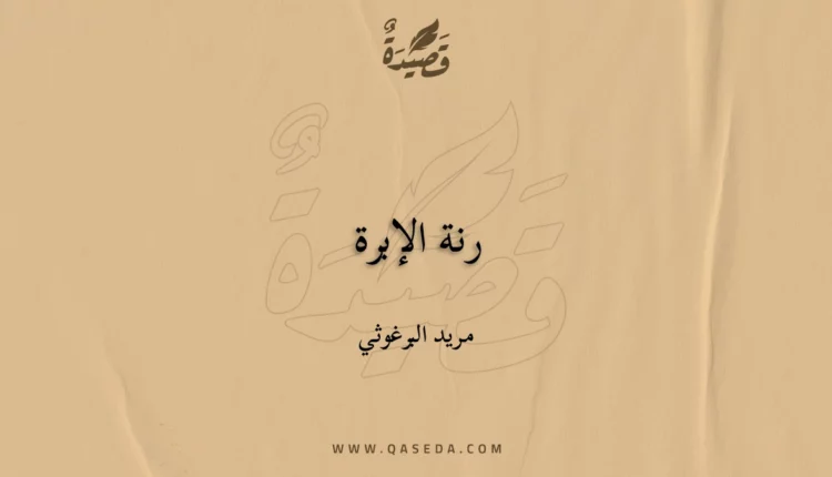 قصيدة رنة الإبرة