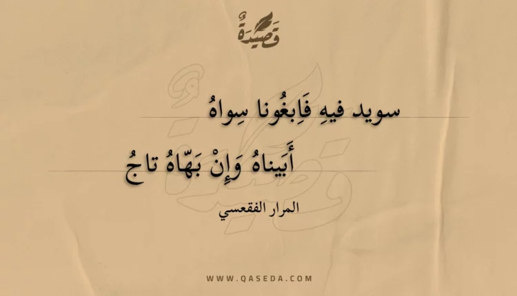 قصيدة سويد فيه فابغونا سواه
