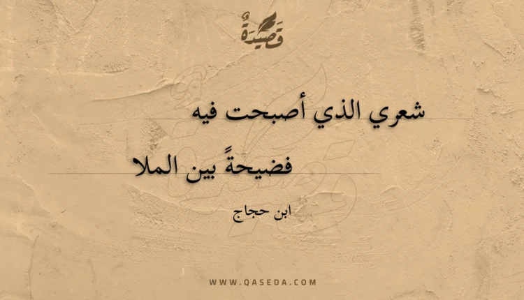 قصيدة شعري الذي أصبحت فيه