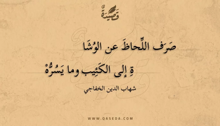 قصيدة صرف اللحاظ عن الوشاه