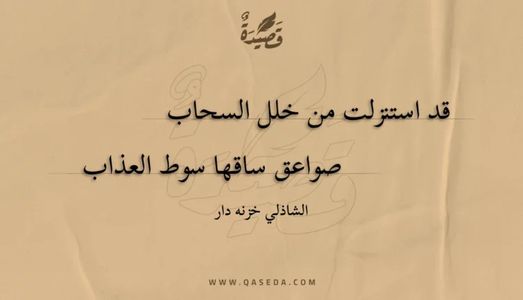 قصيدة صواعق ساقها سوط العذاب